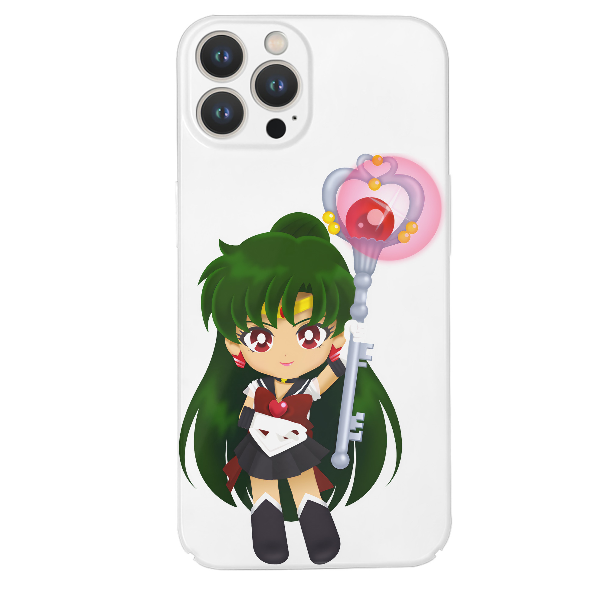 （画像用） 美少女戦士セーラームーン 冥王せつな Sailor Moon Meiou Setsuna 【iPhone 14シリーズ対応】ハードケース